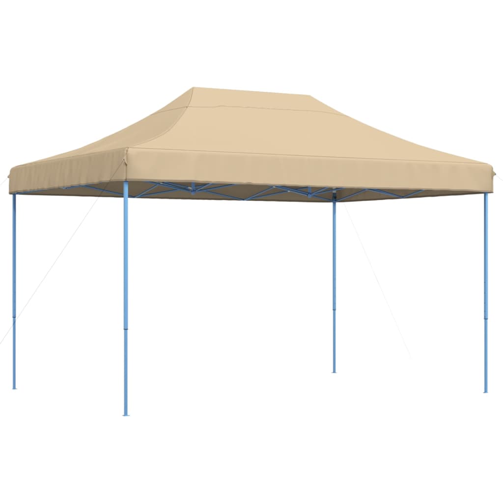 Cort de petrecere pliabil Pop-Up, 410x279x315 cm, bej — imaginea 5