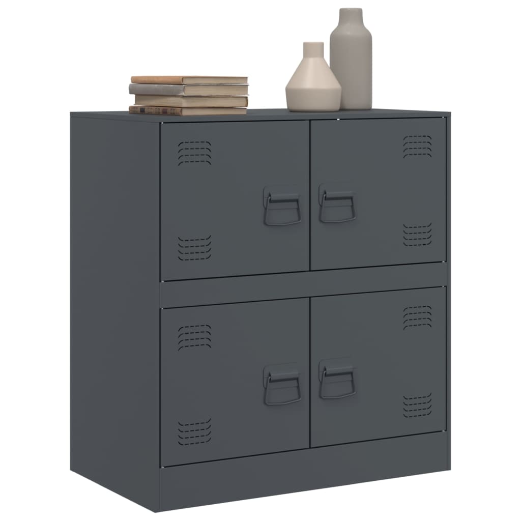 Servanta, antracit, 67x39x73 cm, otel — imaginea 5