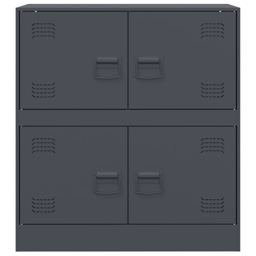 Servanta, antracit, 67x39x73 cm, otel — imaginea 6
