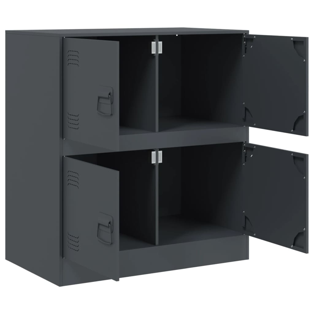 Servanta, antracit, 67x39x73 cm, otel — imaginea 7