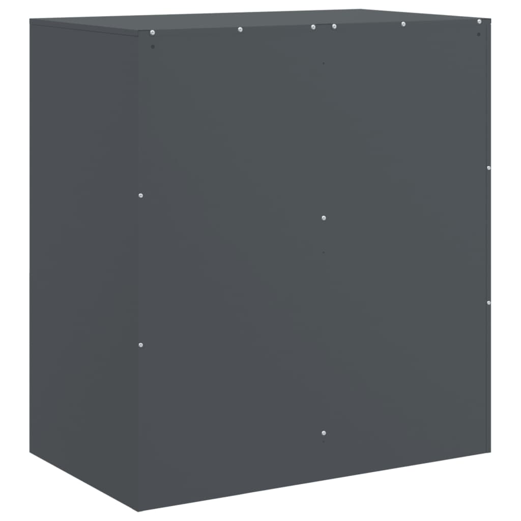 Servanta, antracit, 67x39x73 cm, otel — imaginea 9