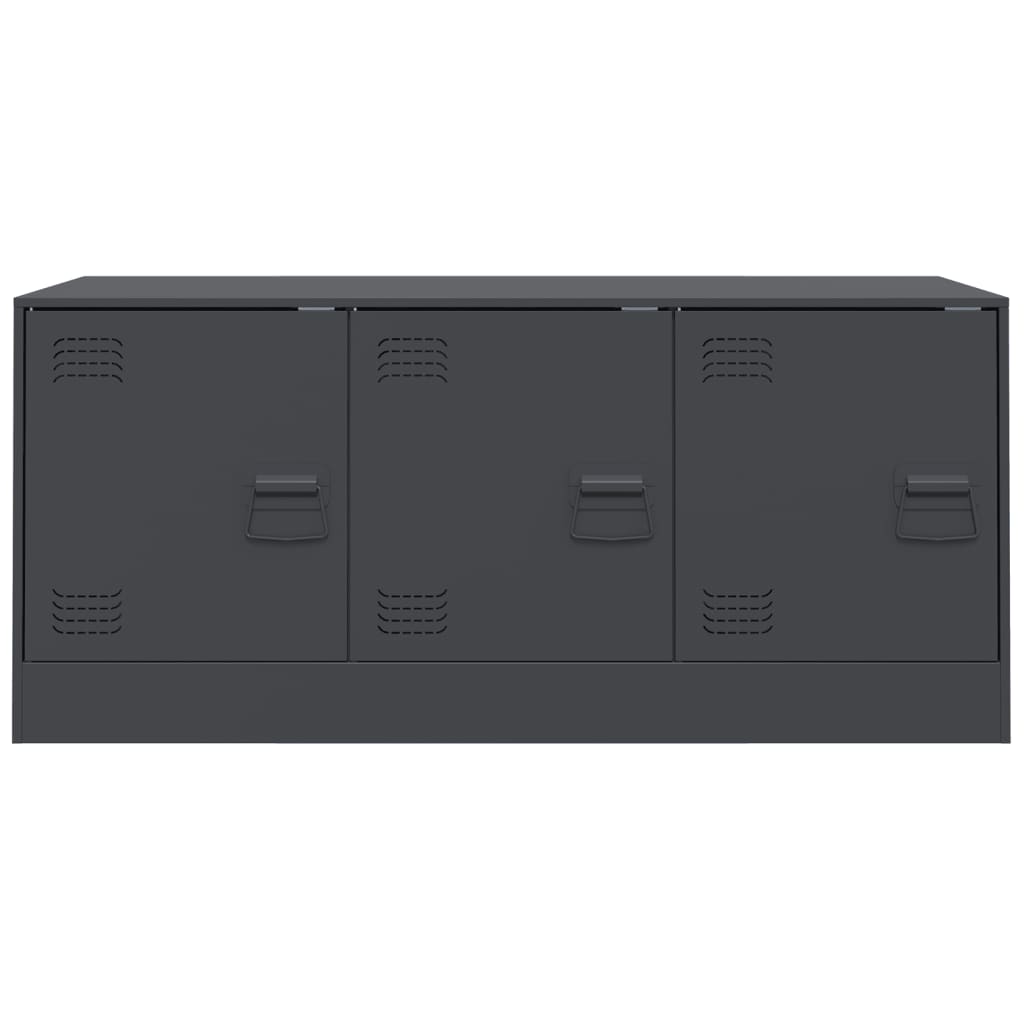 Comoda TV, antracit, 99x39x44 cm, otel — imaginea 6