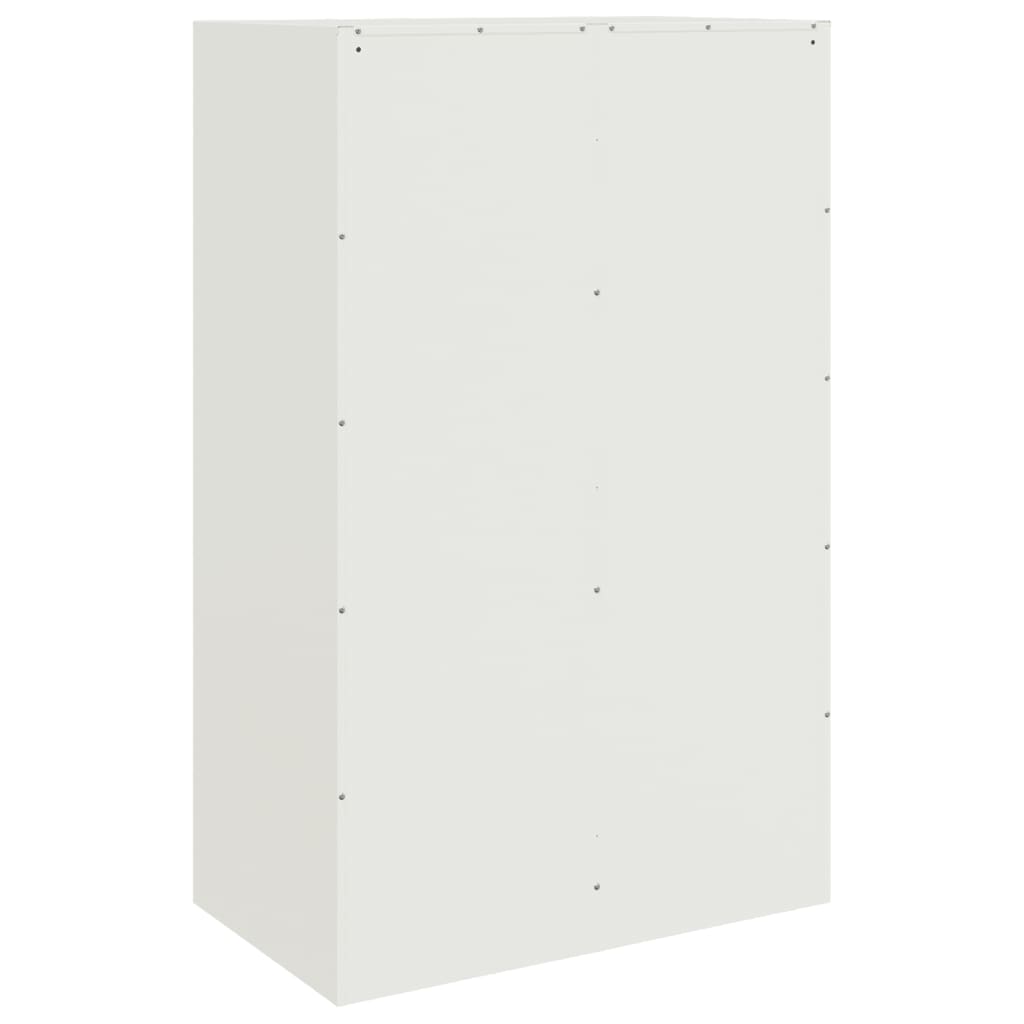 Servanta, alb, 67x39x107 cm, otel — imaginea 9