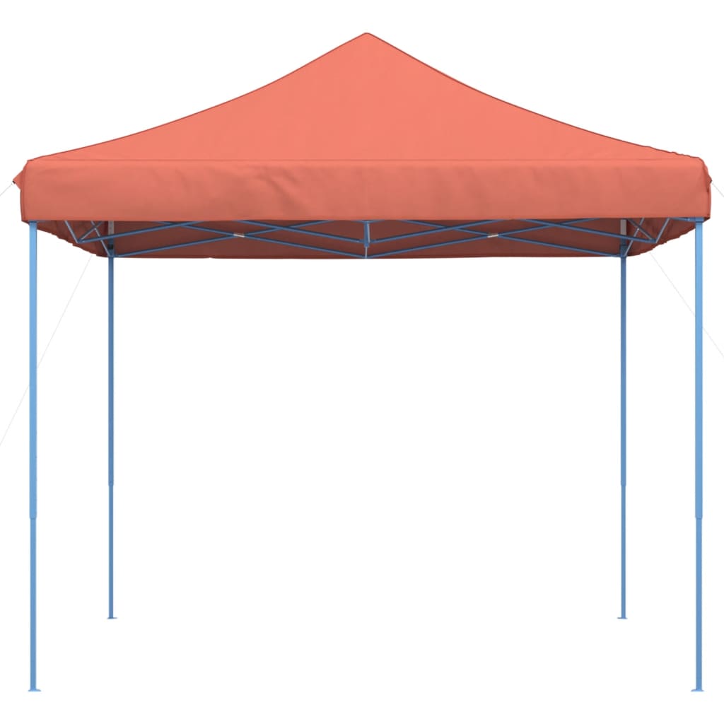Cort de petrecere pliabil Pop-Up, 292x292x315 cm, teracota — imaginea 4