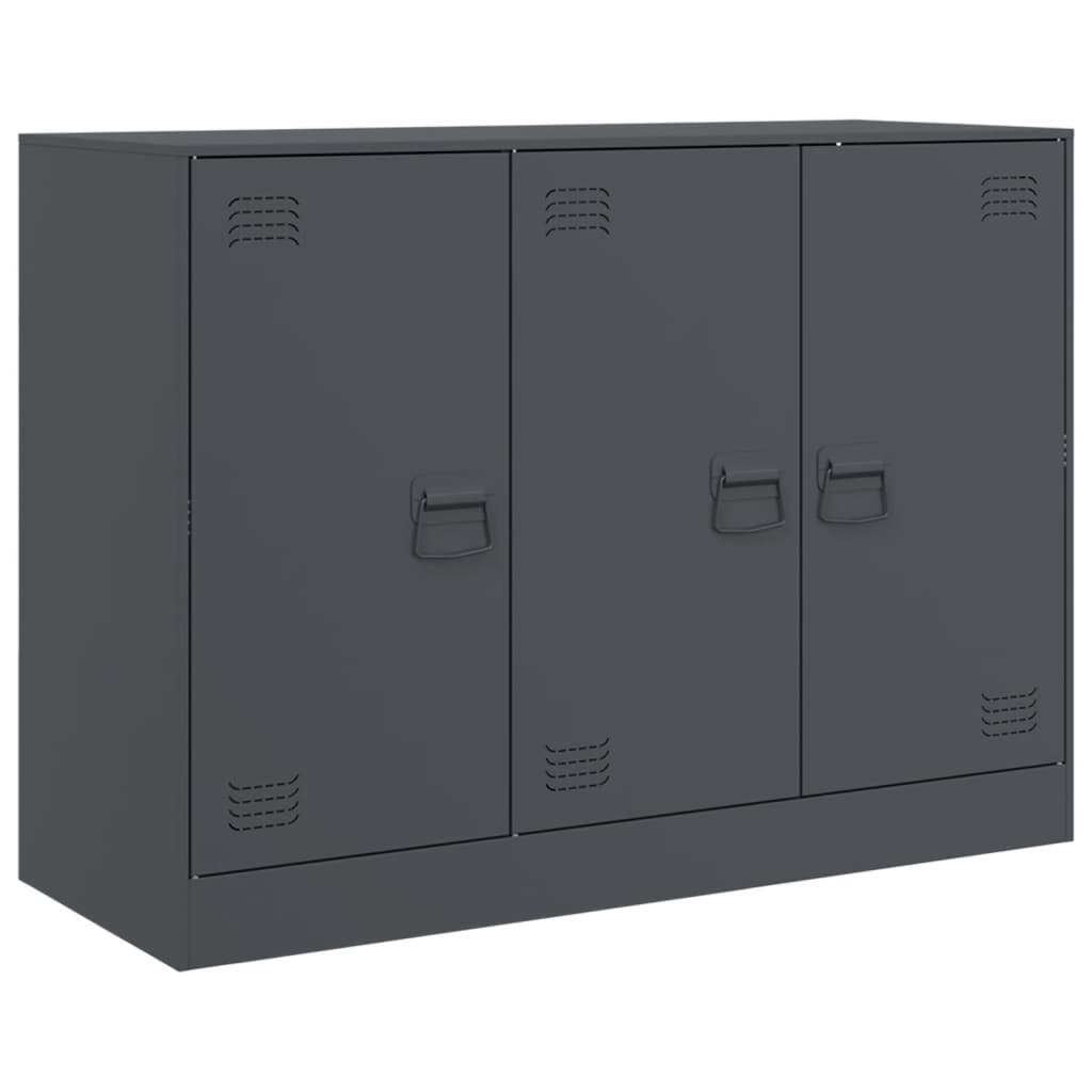 Servanta, antracit, 99x39x73 cm, otel