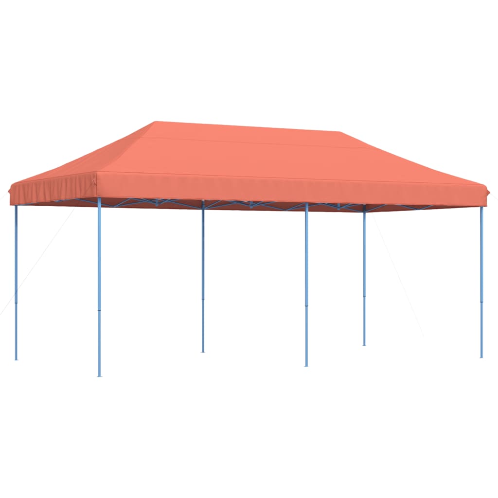 Cort de petrecere pliabil Pop-Up, 580x292x315 cm, teracota