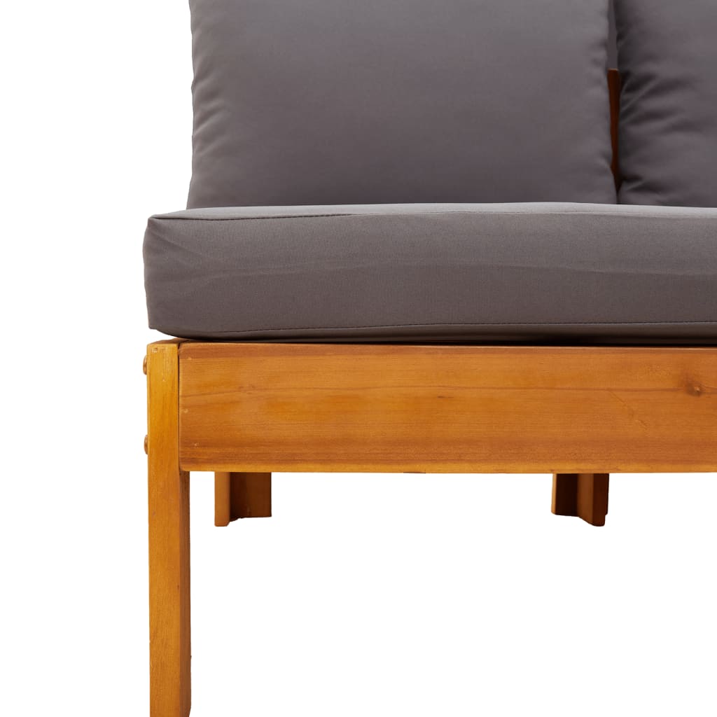 Set de canapele de gradina cu perne 10 piese lemn masiv acacia — imaginea 9
