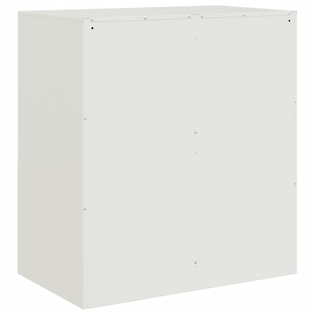Servanta, alb, 67x39x73 cm, otel — imaginea 9