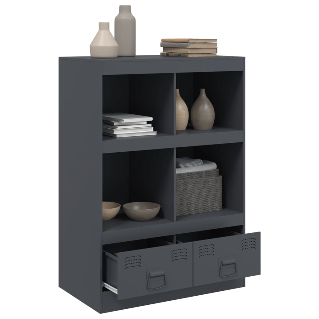 Dulap inalt, antracit, 67x39x95 cm, otel — imaginea 5