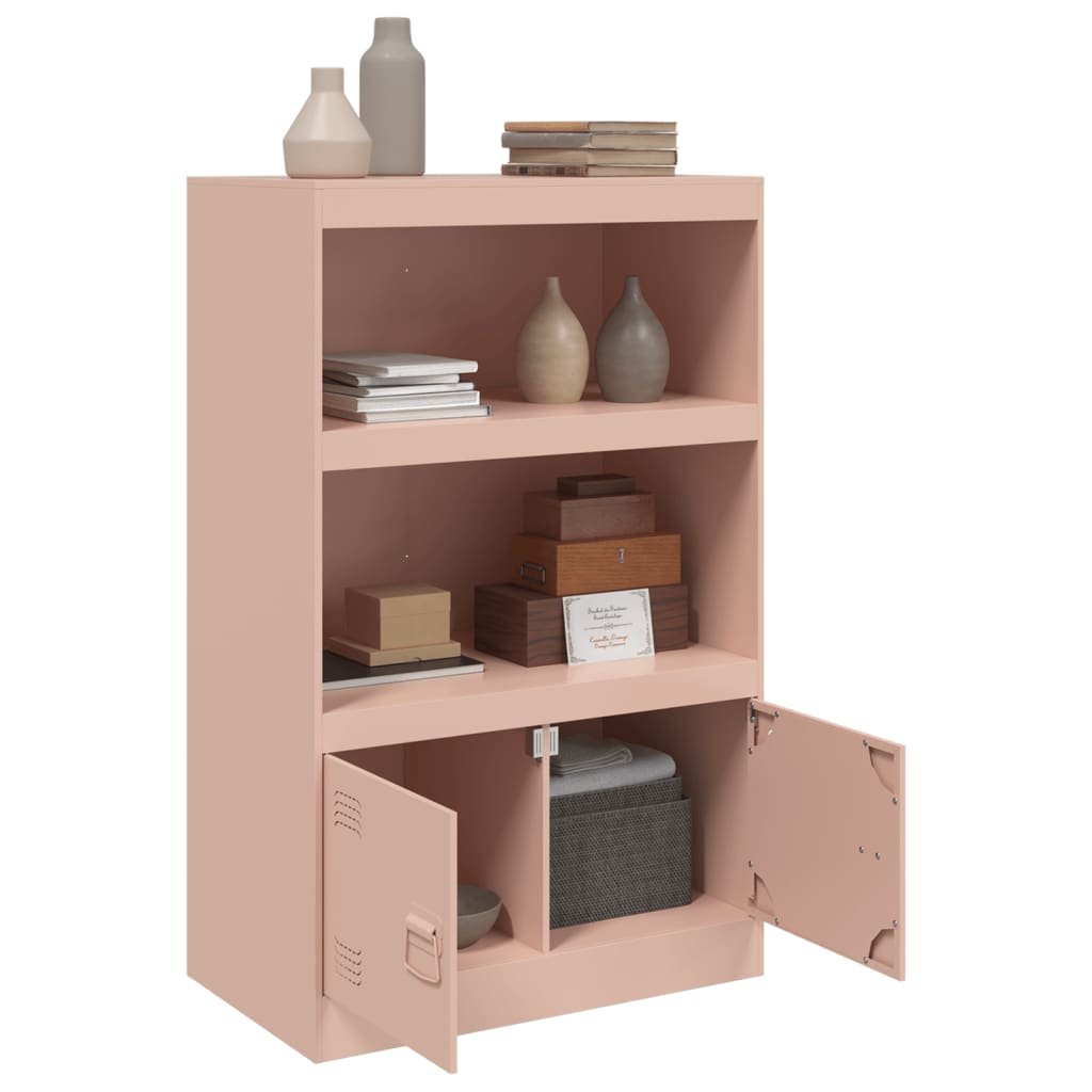 Comoda Roz 67x39x107 cm otel — imaginea 4