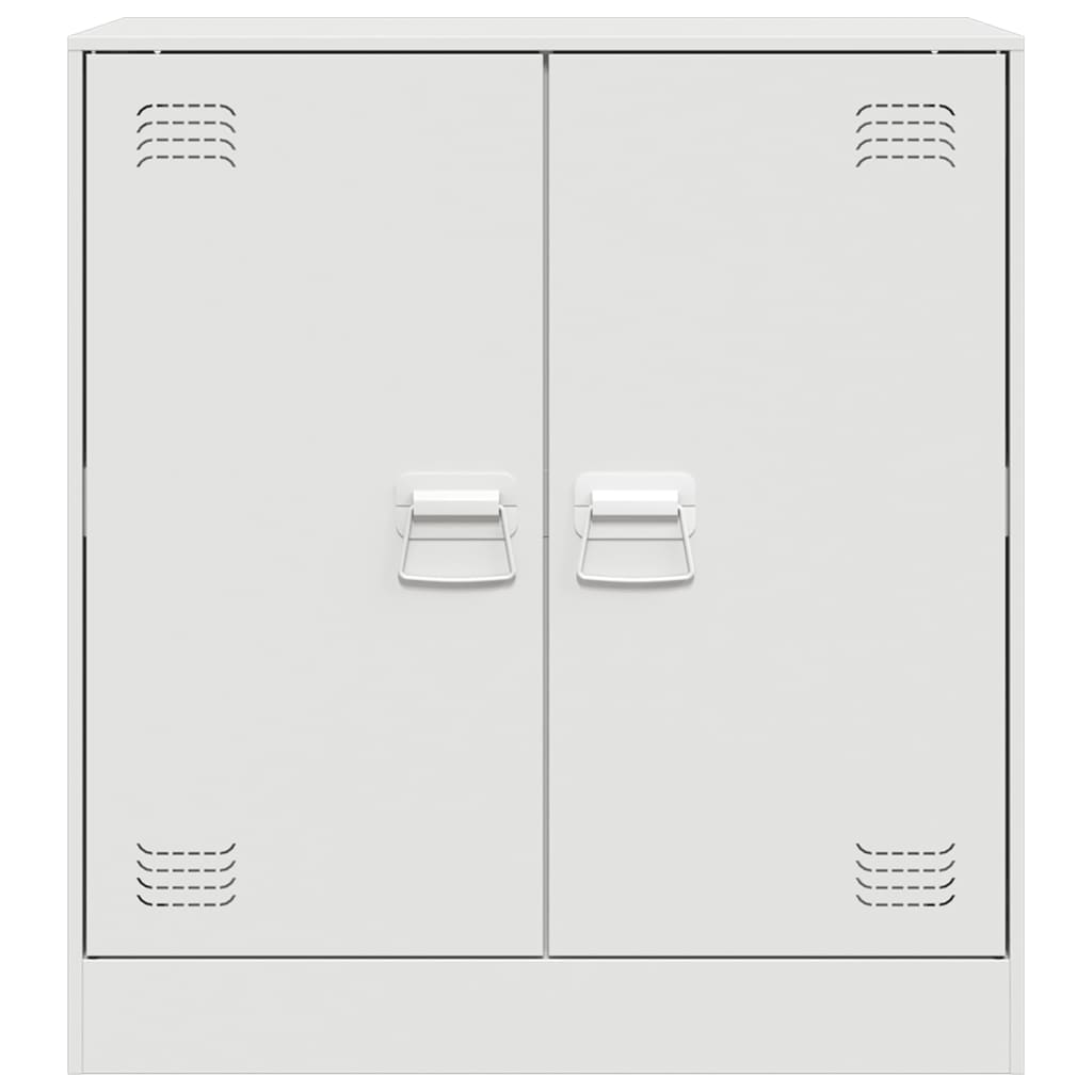 Servanta, alb, 67x39x73 cm, otel — imaginea 6