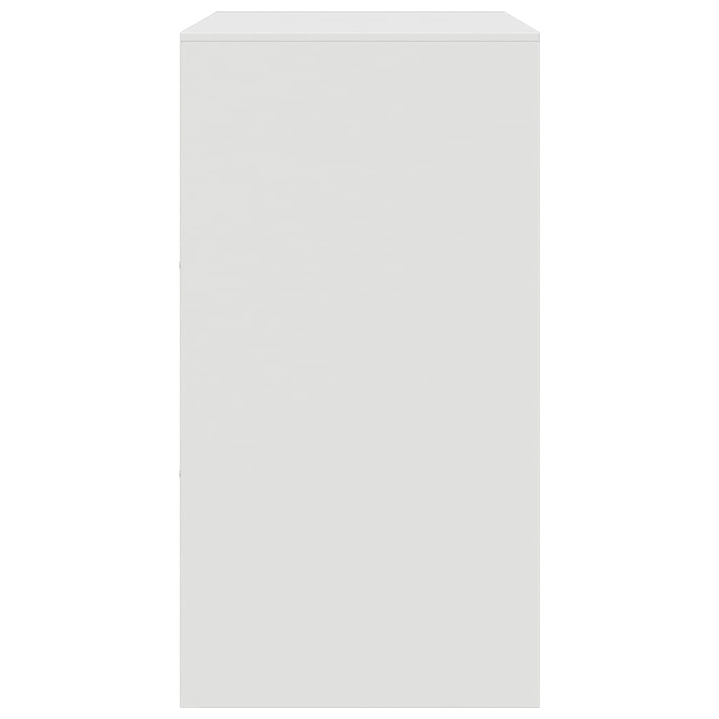 Servanta, alb, 67x39x73 cm, otel — imaginea 8
