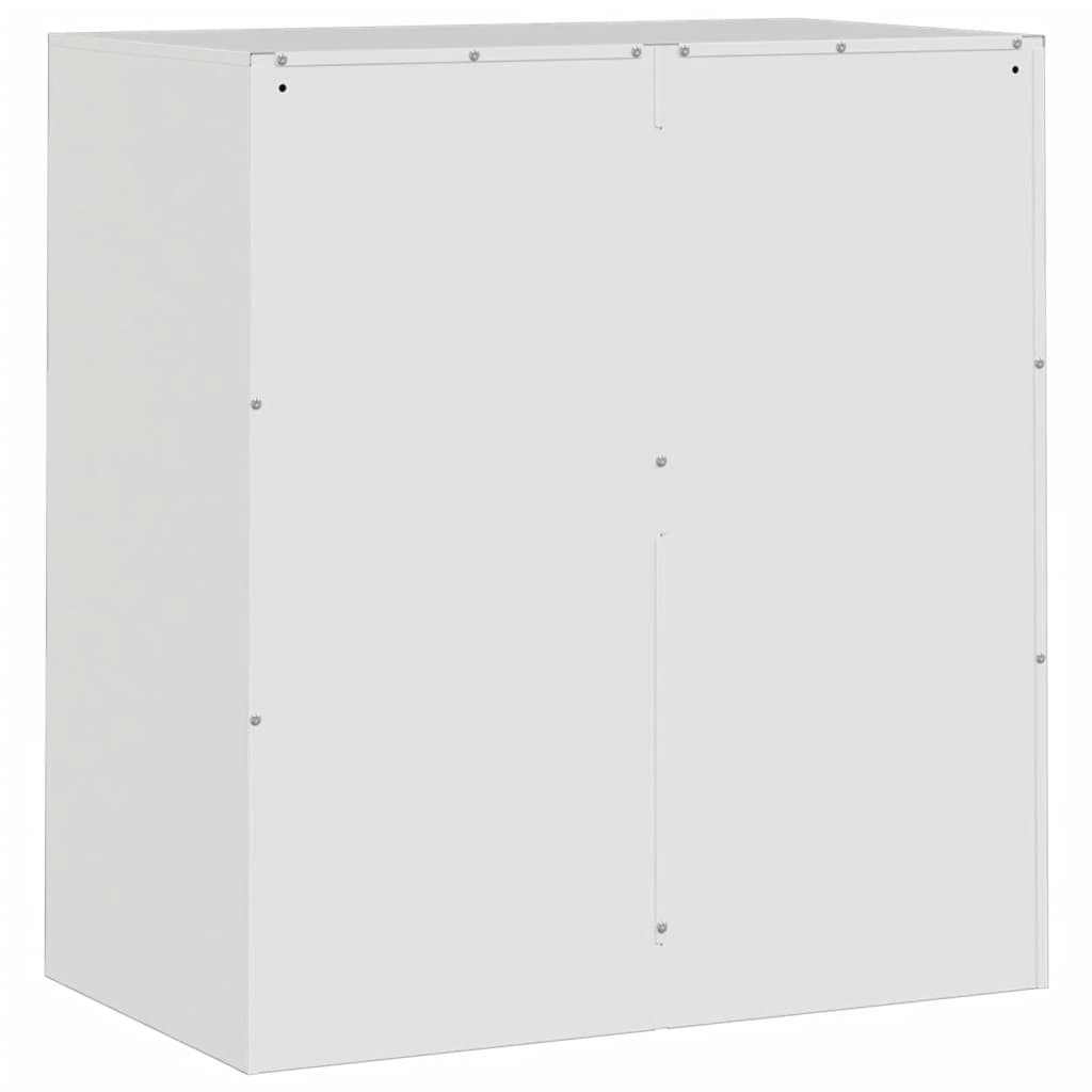 Servanta, alb, 67x39x73 cm, otel — imaginea 9