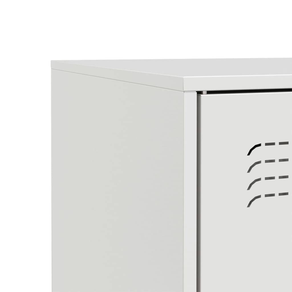 Servanta, alb, 67x39x73 cm, otel — imaginea 10