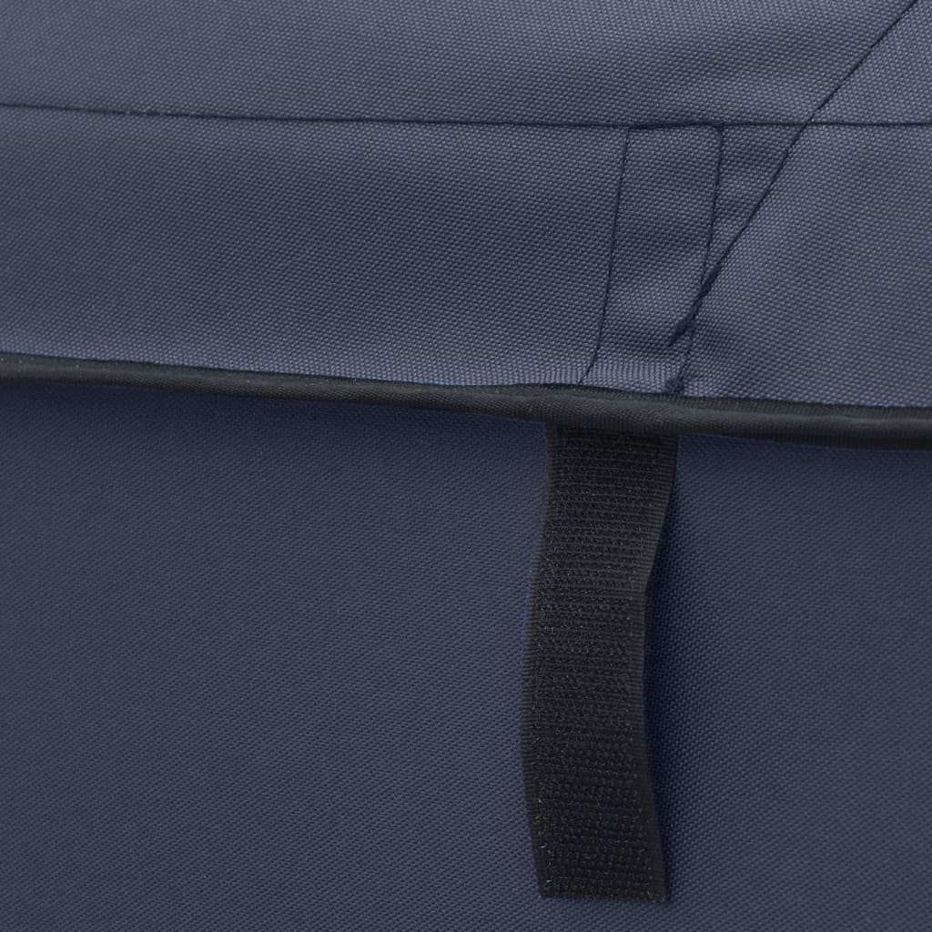 Parasolar Bimini 3 arcuri, pereti laterali 183x(170-182)x137 cm, albastru - imagine 11