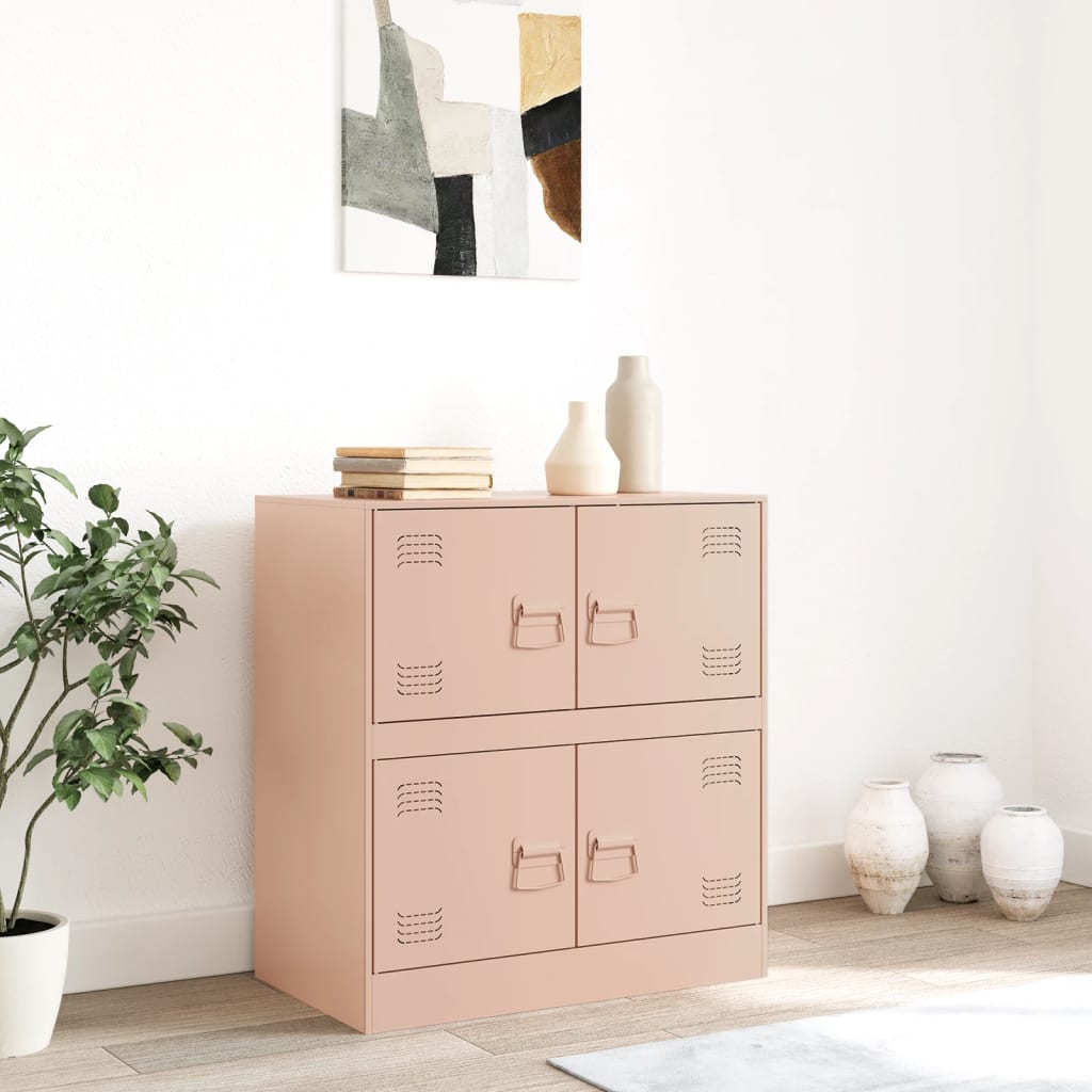 Bufeta Roz 67x39x73 cm otel — imaginea 3