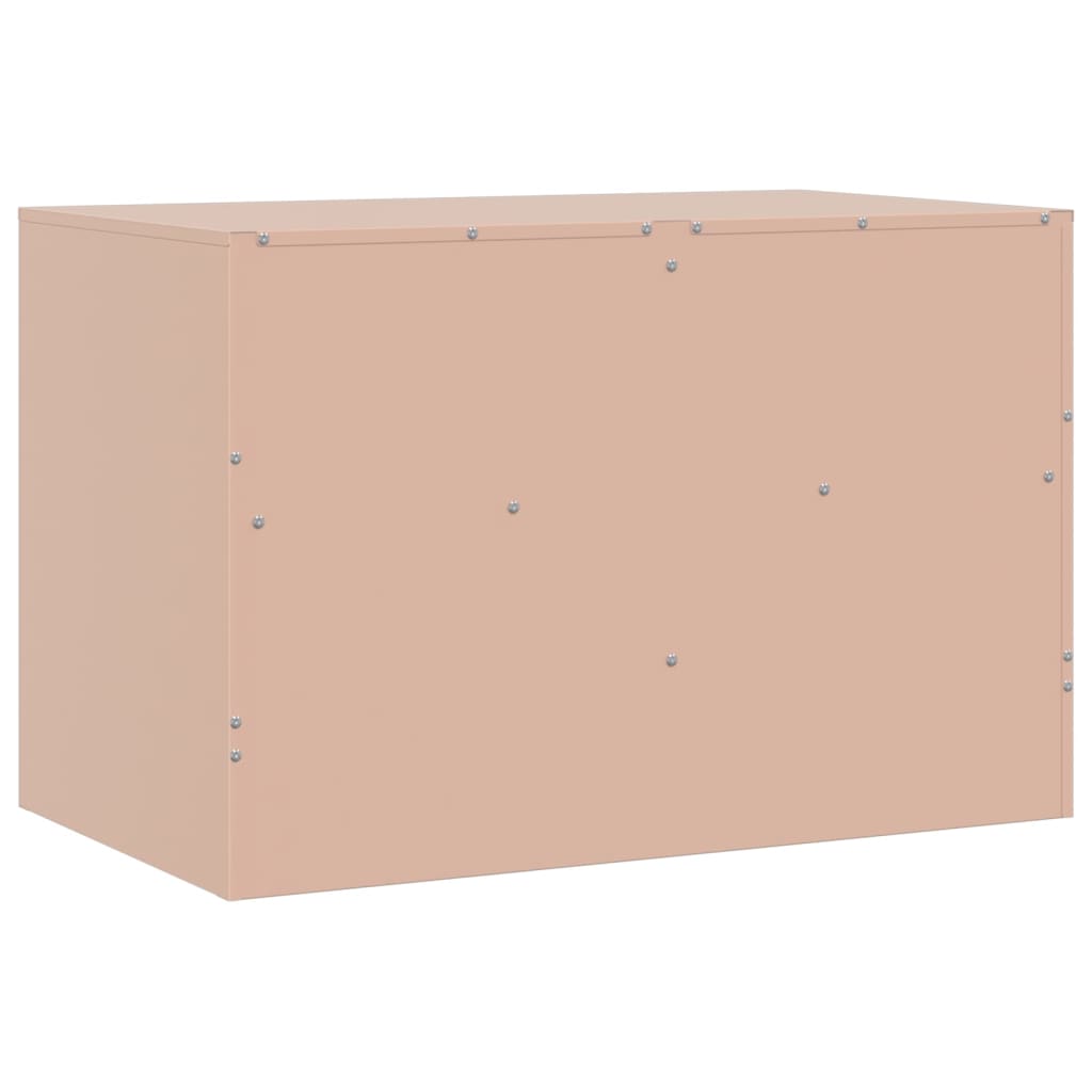 Comoda TV, roz, 67x39x44 cm, otel — imaginea 9