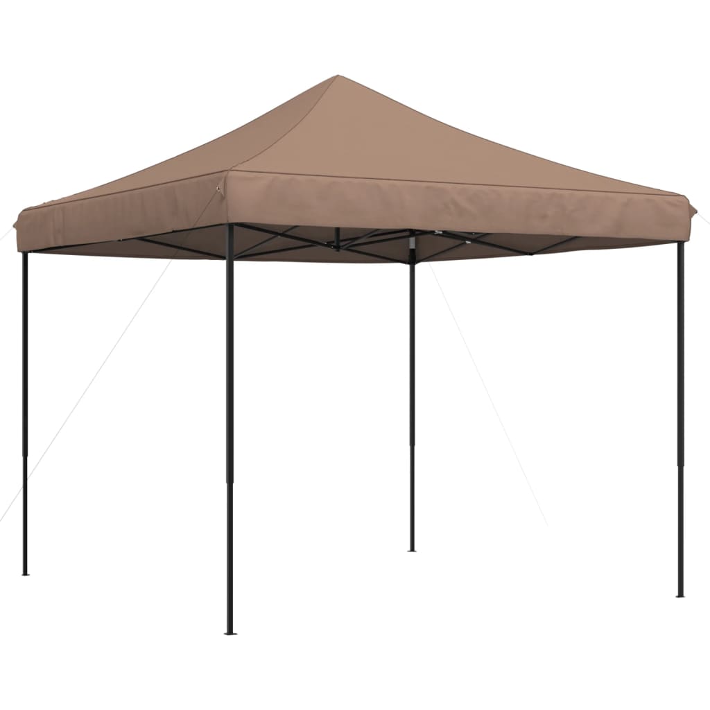 Cort de petrecere pliabil Pop-Up, 292x292x315 cm, maro — imaginea 5