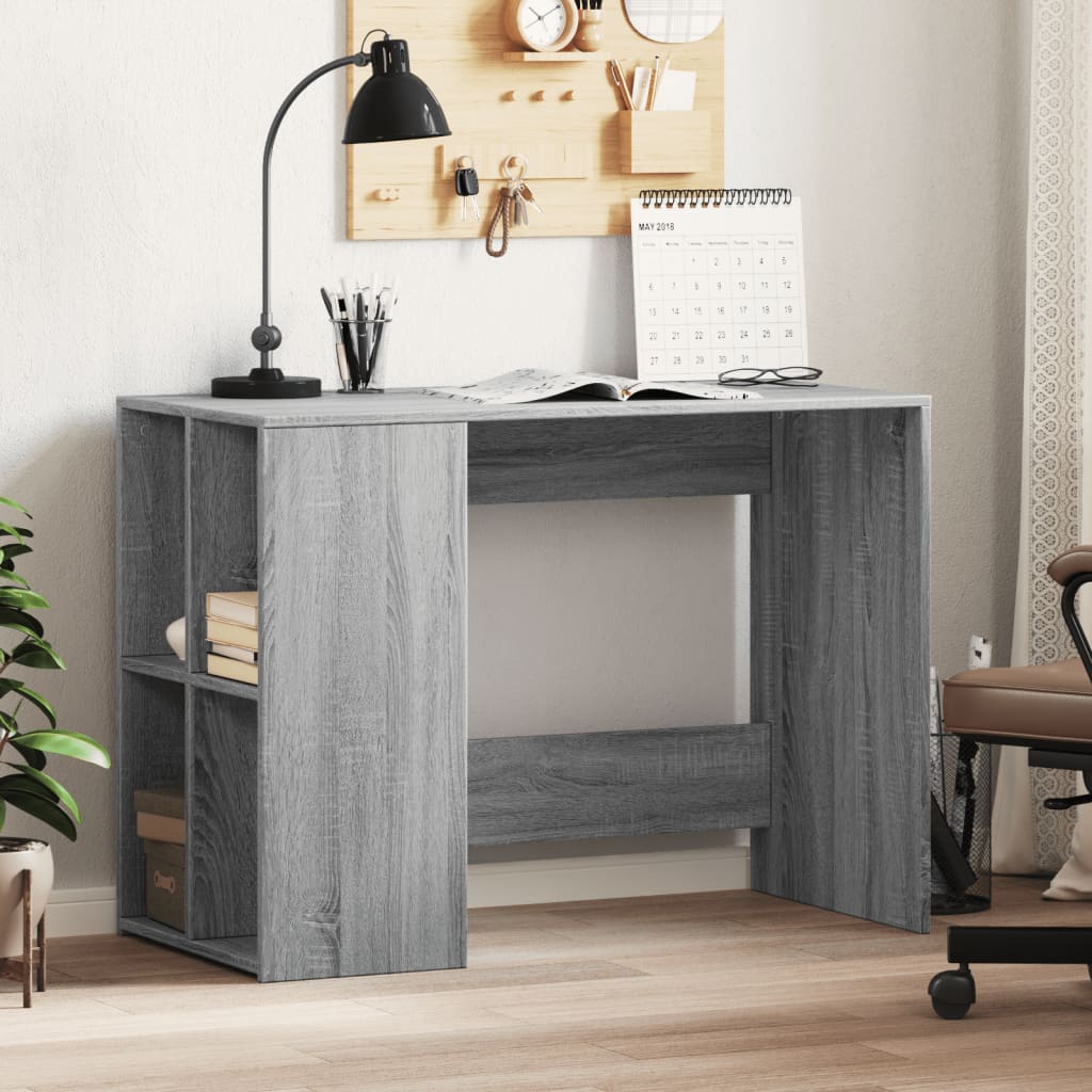 Birou, gri sonoma, 102x50x75 cm, lemn compozit — imaginea 2