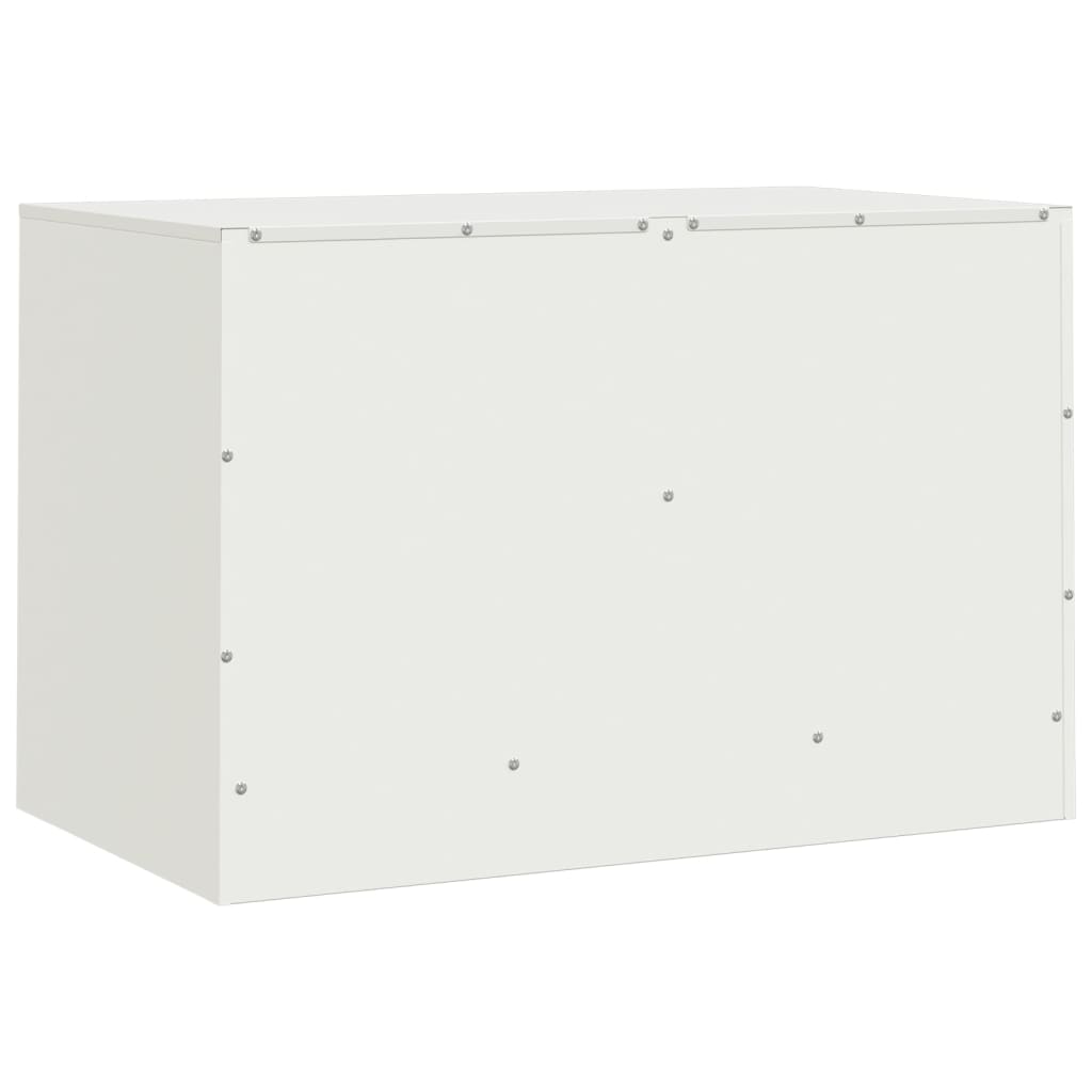 Comoda TV, alb, 67x39x44 cm, otel — imaginea 9