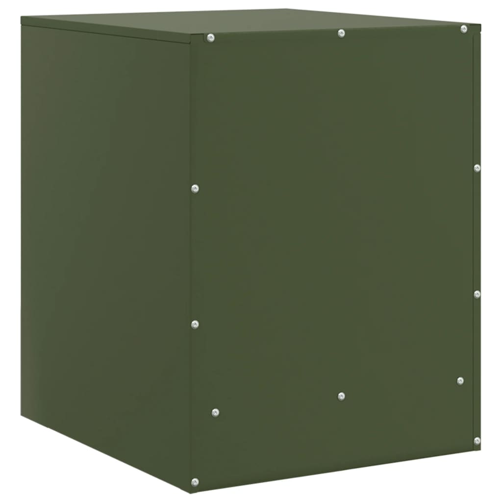 Noptiera, olivengr diametru nn olive, 34,5x39x44 cm, otel — imaginea 9