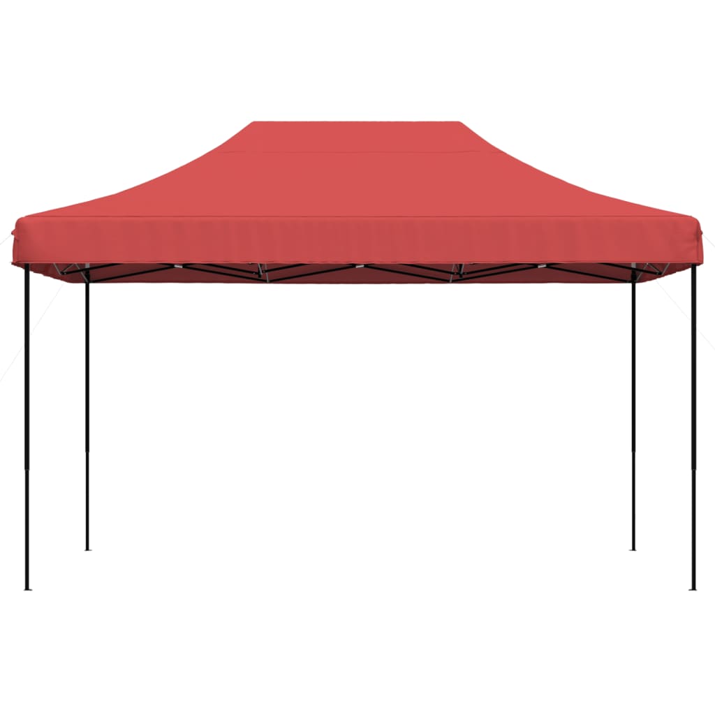 Cort de petrecere pliabil Pop-Up, 440x292x315 cm, visiniu — imaginea 3
