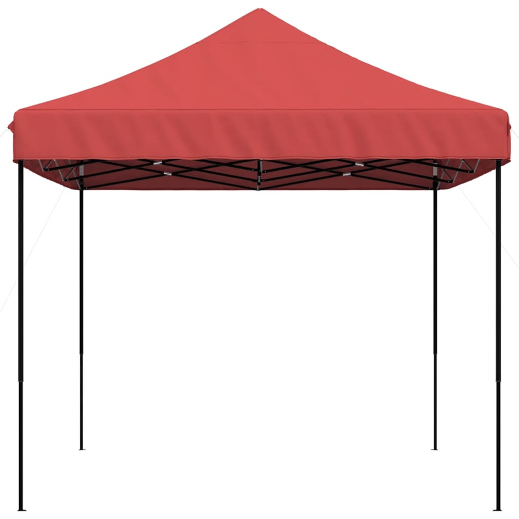 Cort de petrecere pliabil Pop-Up, 440x292x315 cm, visiniu — imaginea 4