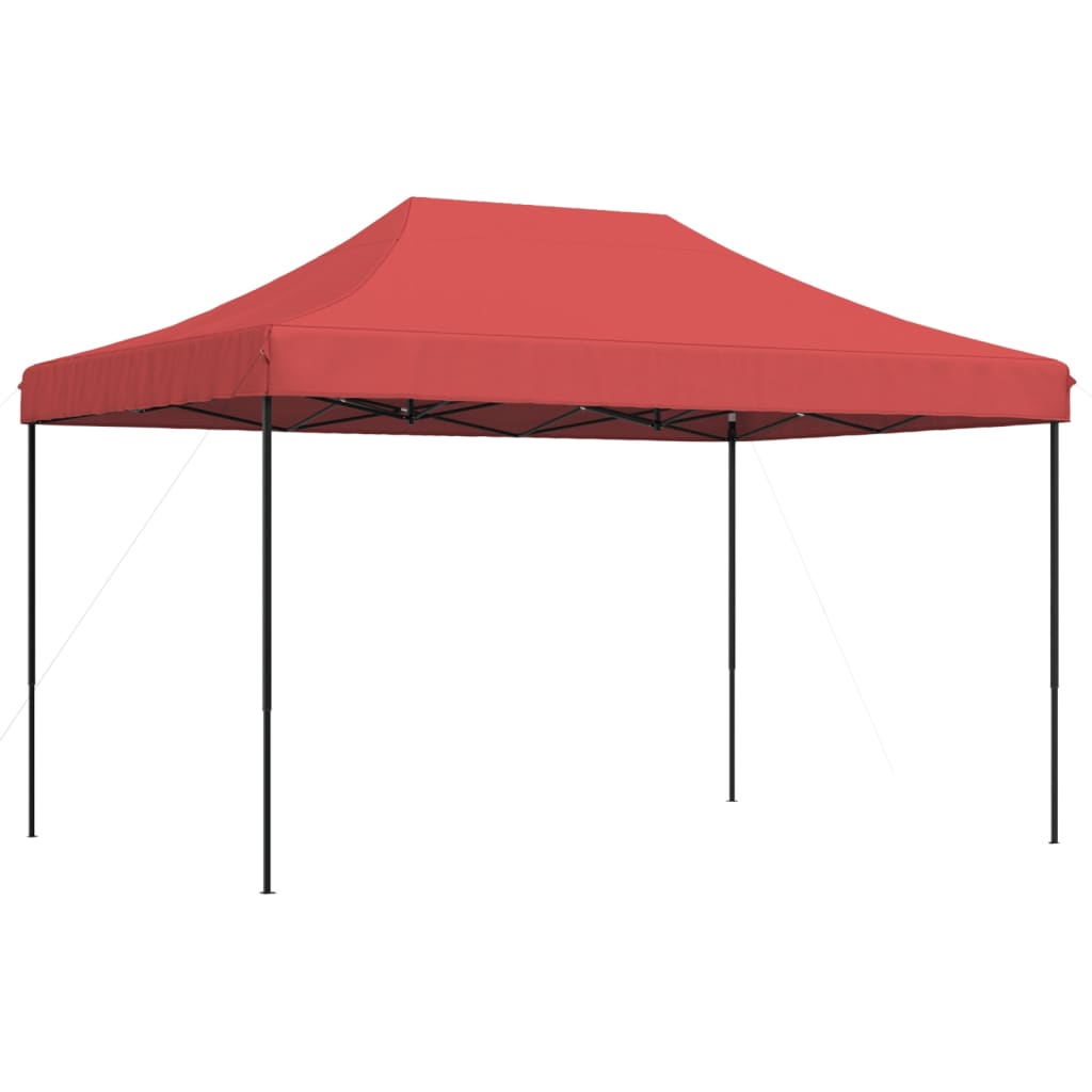 Cort de petrecere pliabil Pop-Up, 440x292x315 cm, visiniu — imaginea 5