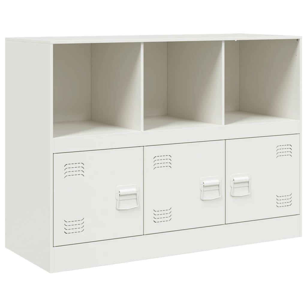 Servanta, alb, 99x39x73 cm, otel