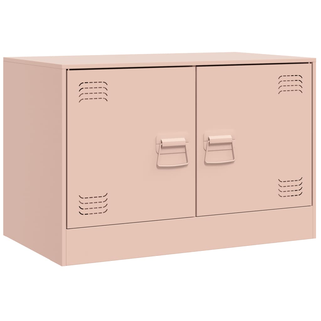 Dulapuri TV 2 buc Roz 67x39x44 cm Otel — imaginea 5