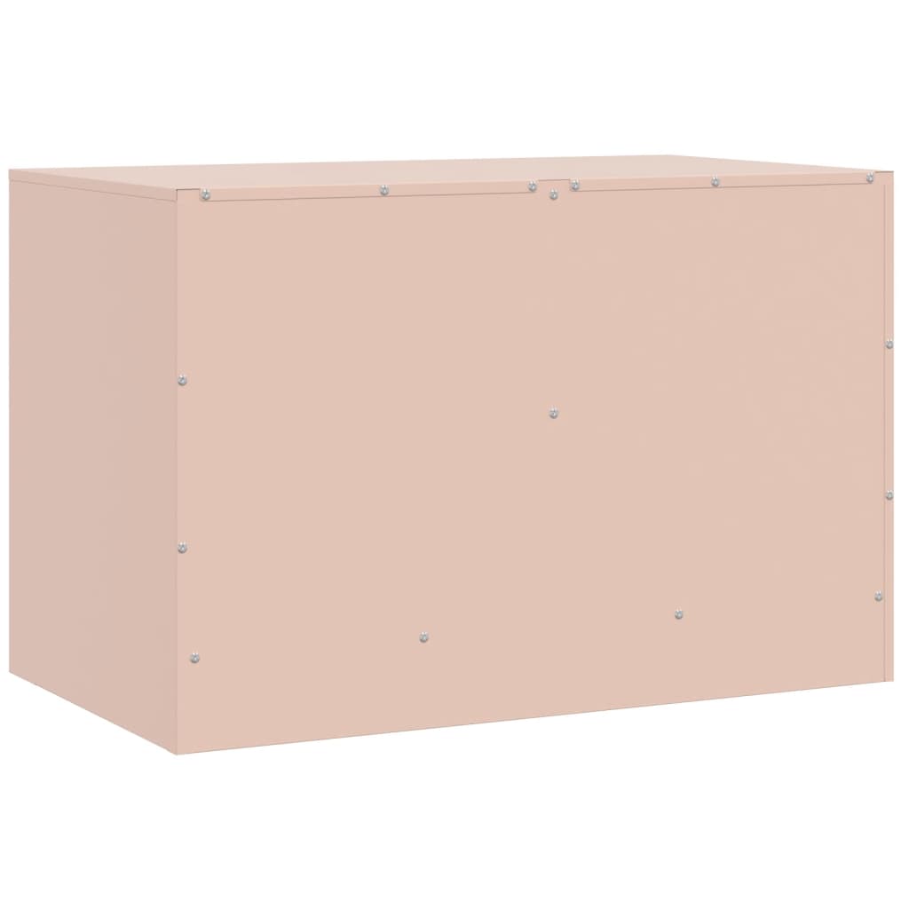 Dulapuri TV 2 buc Roz 67x39x44 cm Otel — imaginea 9