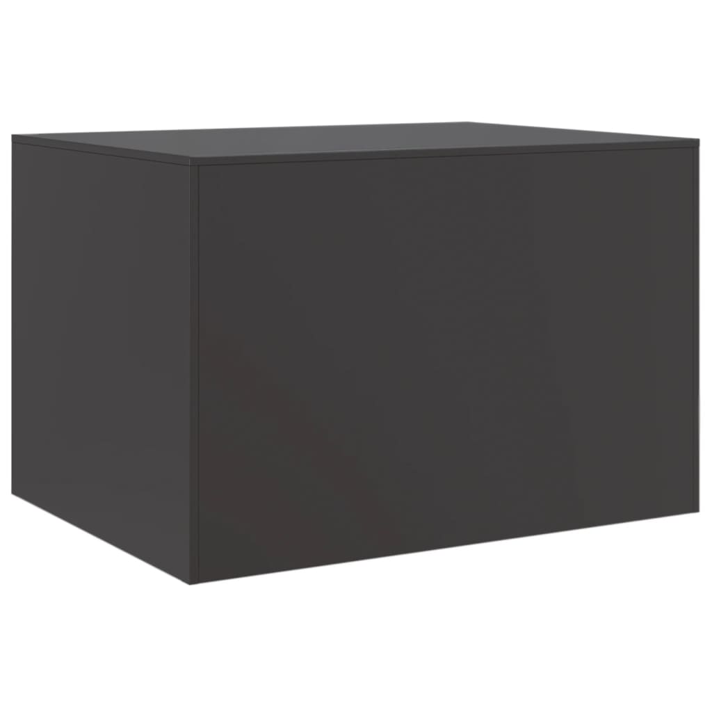 Masuta de cafea, negru, 67x50x44 cm, otel — imaginea 9