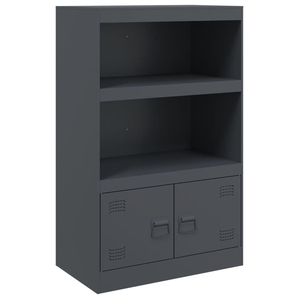 Servanta, antracit, 67x39x107 cm, otel