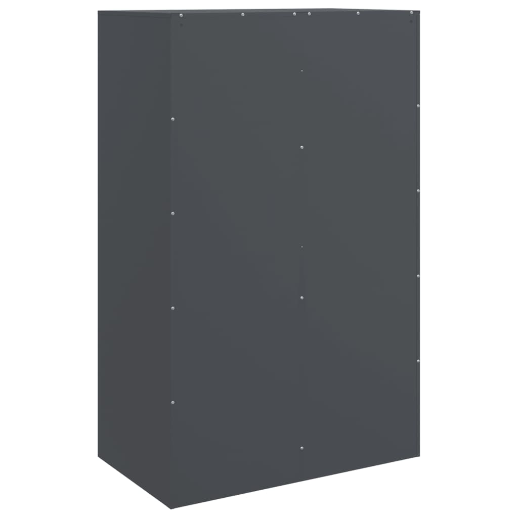 Servanta, antracit, 67x39x107 cm, otel — imaginea 9