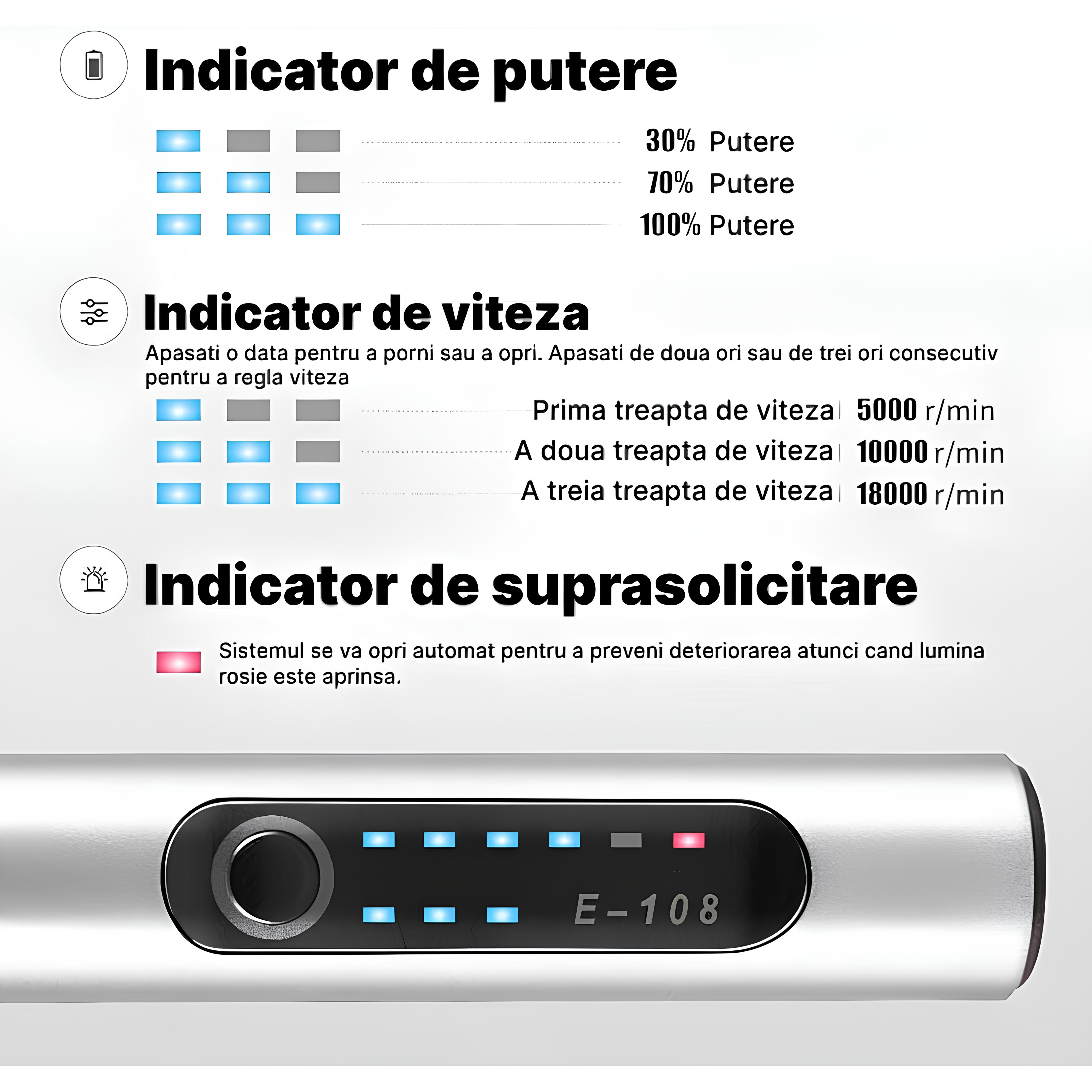 Aparat multifunctional pentru gravat, Metal, Sticla, Piatra, Piele, Lemn, reincarcabil usb, 3.6V, 8W, 18000 RPM,Argintiu - 2 | YEO