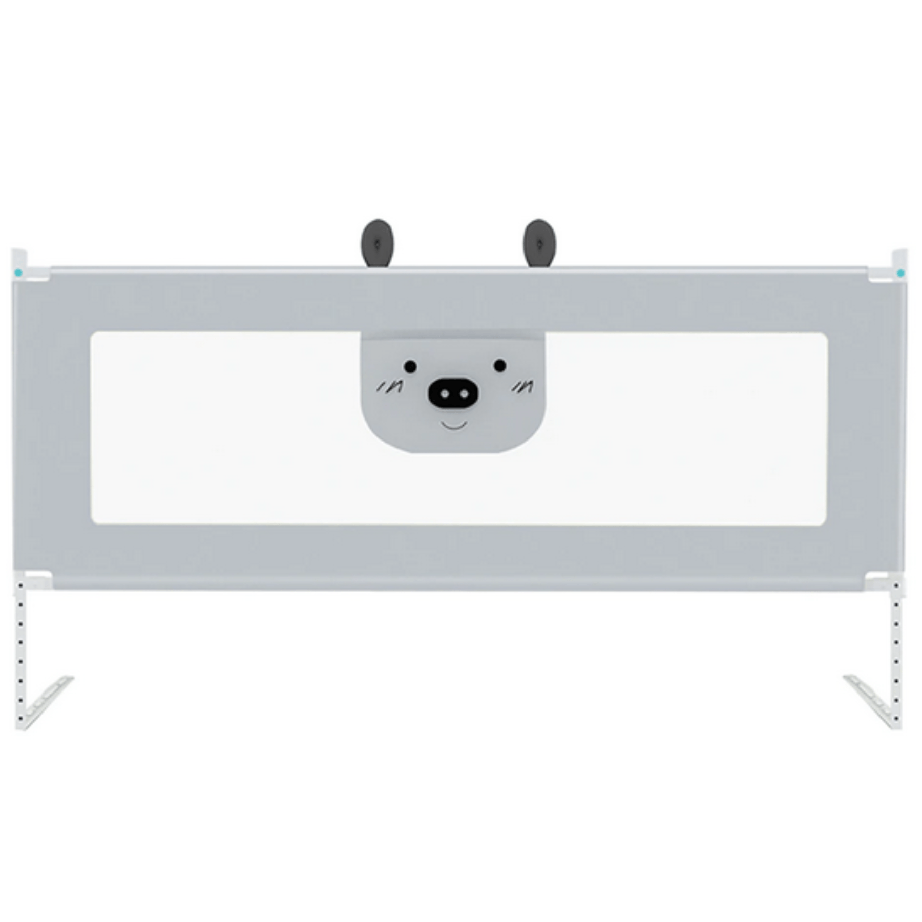 Bariera protectie pat HappyKID culisanta XXL 180 cm Baby Bear, inaltime reglabila 68-98 cm - 1 | YEO