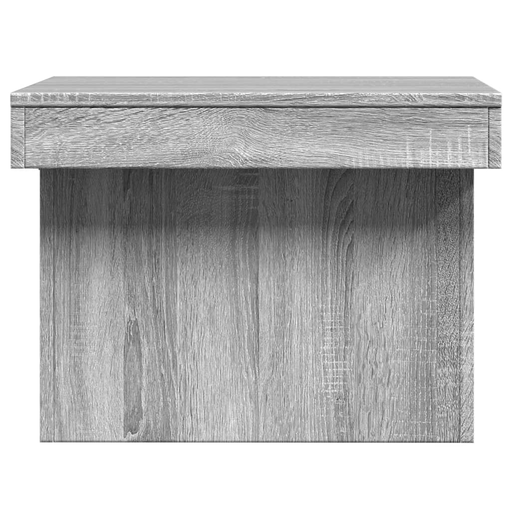 Masuta de cafea, gri sonoma, 100x55x40 cm, lemn prelucrat — imaginea 6