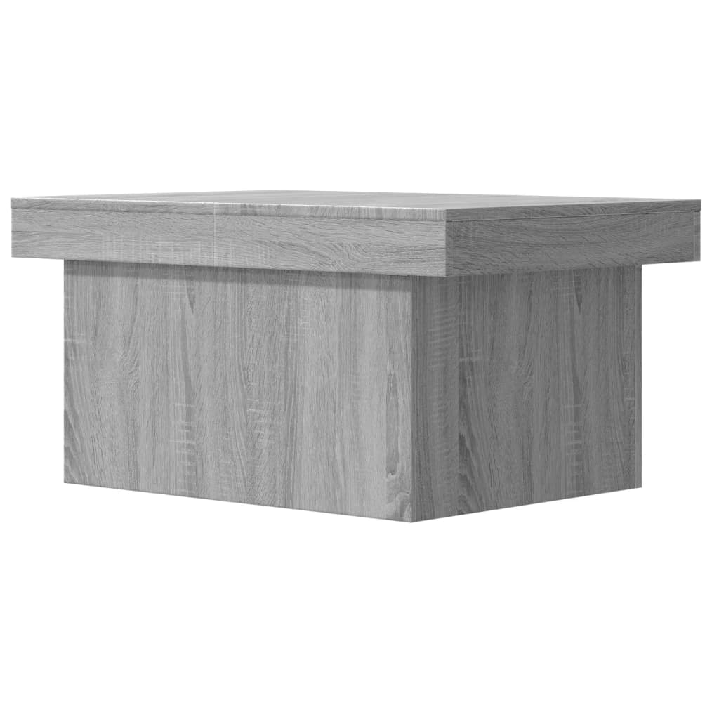 Masuta de cafea, gri sonoma, 100x55x40 cm, lemn prelucrat — imaginea 7