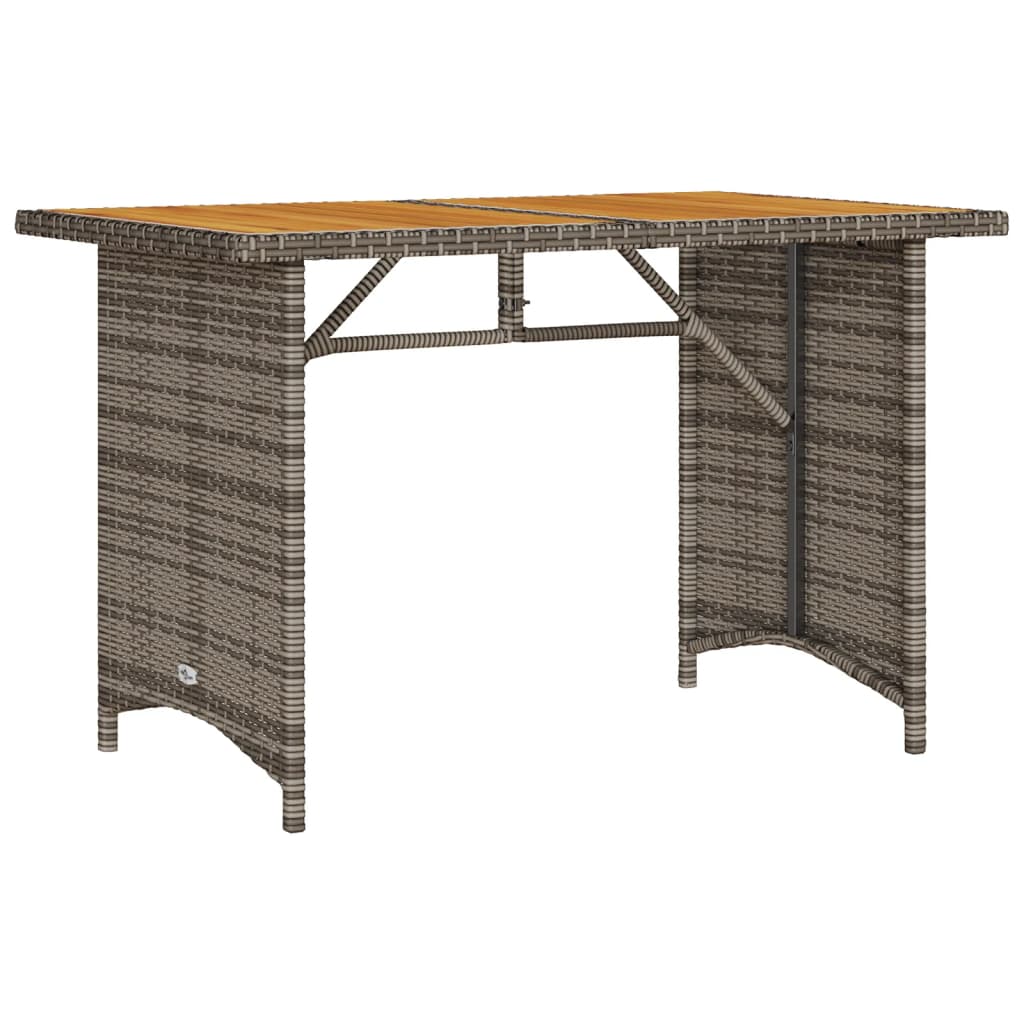 Set mobilier gradina cu perne, 6 piese, gri, poliratan — imaginea 6