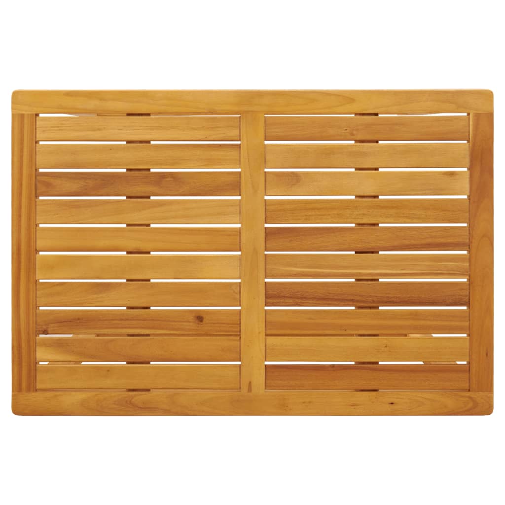 Set mobilier de balcon, 3 piese, lemn masiv de acacia — imaginea 7