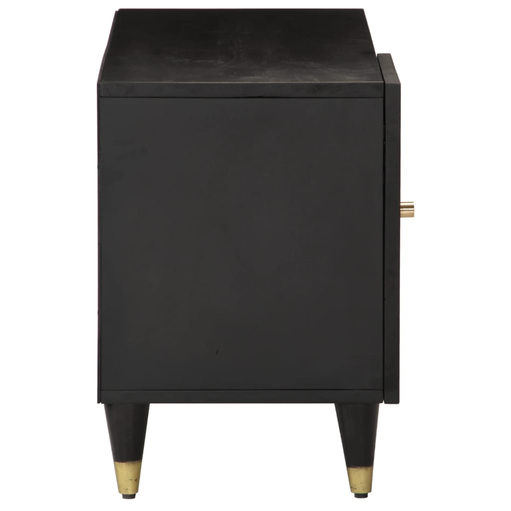 Comoda TV, 80x31,5x46 cm, lemn masiv de mango — imaginea 4