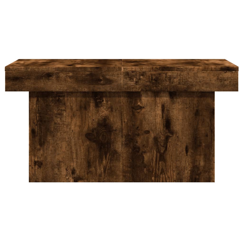 Masuta de cafea, stejar fumuriu, 100x55x40 cm, lemn prelucrat — imaginea 5