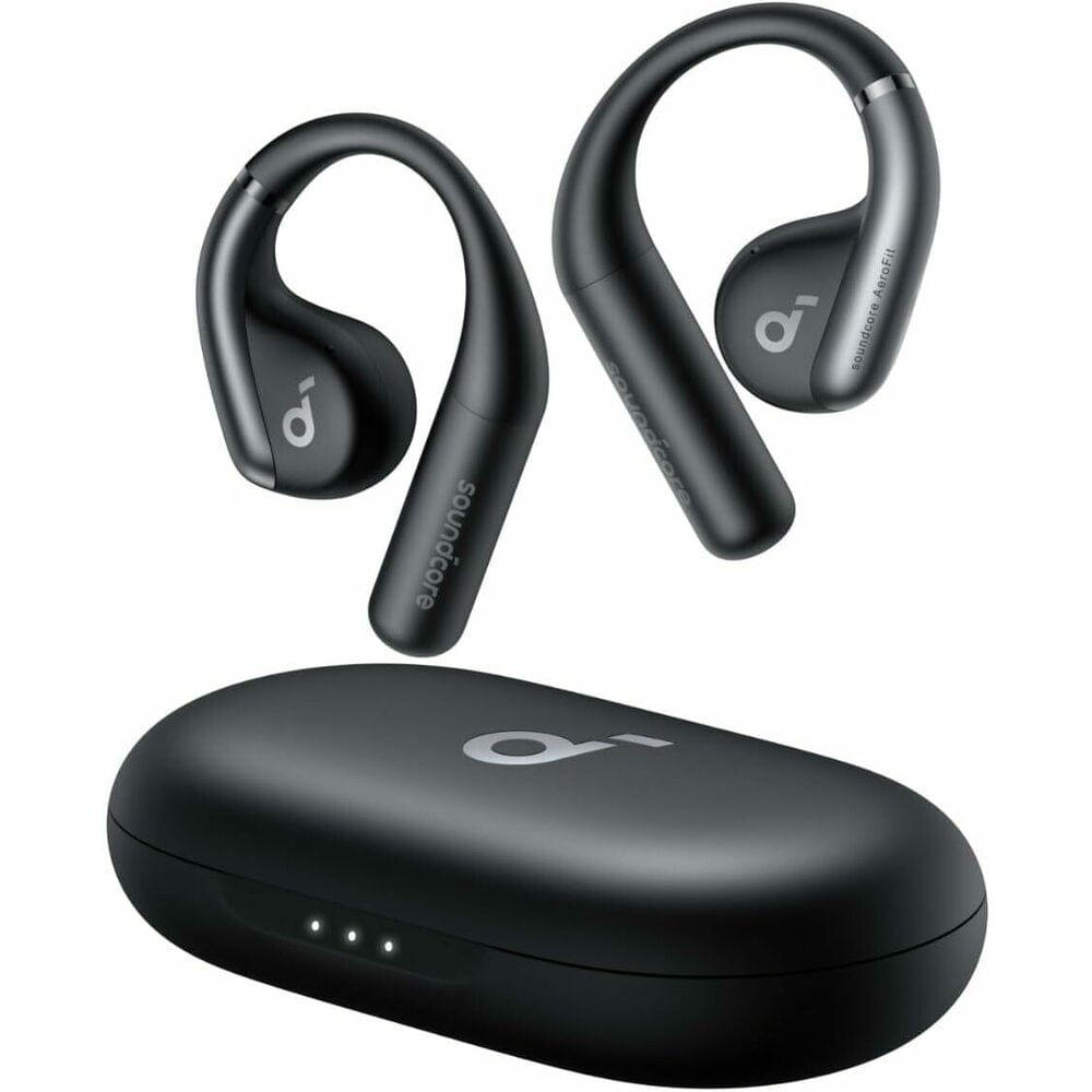 Casti True Wireless Anker SoundCore AeroFit, IPX7, Autonomie 42H, Albastrutooth 5.3 Negru