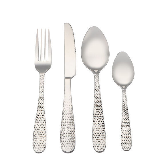 Set tacamuri inox, 24 piese, 6 persoane, AMBITION Pori