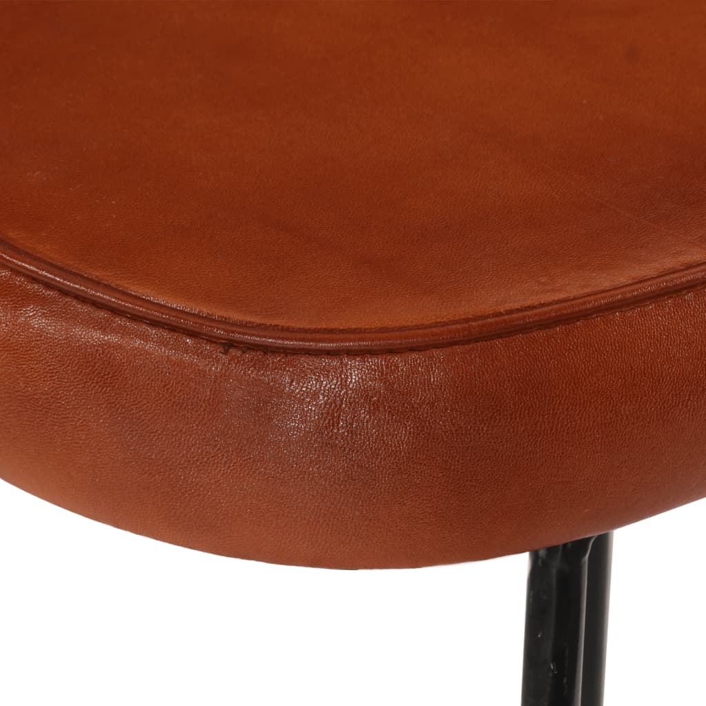 Scaune de bar, 2 buc., maro inchis, 41x29x62 cm — imaginea 7