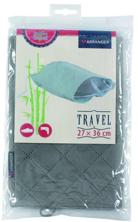 Husa protectie haine 27x36 cm, gri, ARRANGER Travel - 1 | YEO