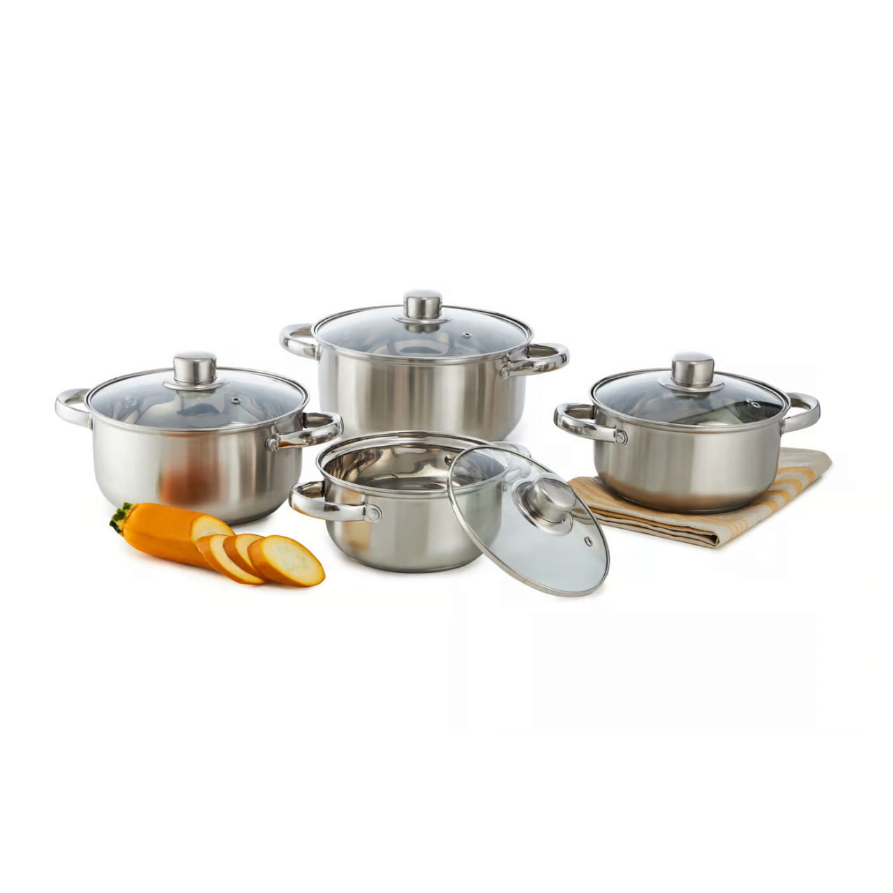 Set oale inox DOMOTTI Sally, 8 piese