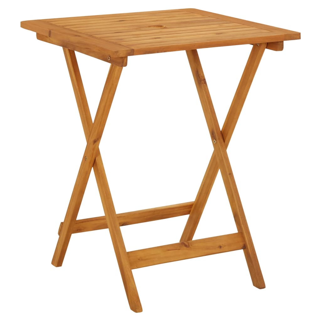 Set mobilier bistro, 3 piese, negru, polipropilena lemn masiv — imaginea 5