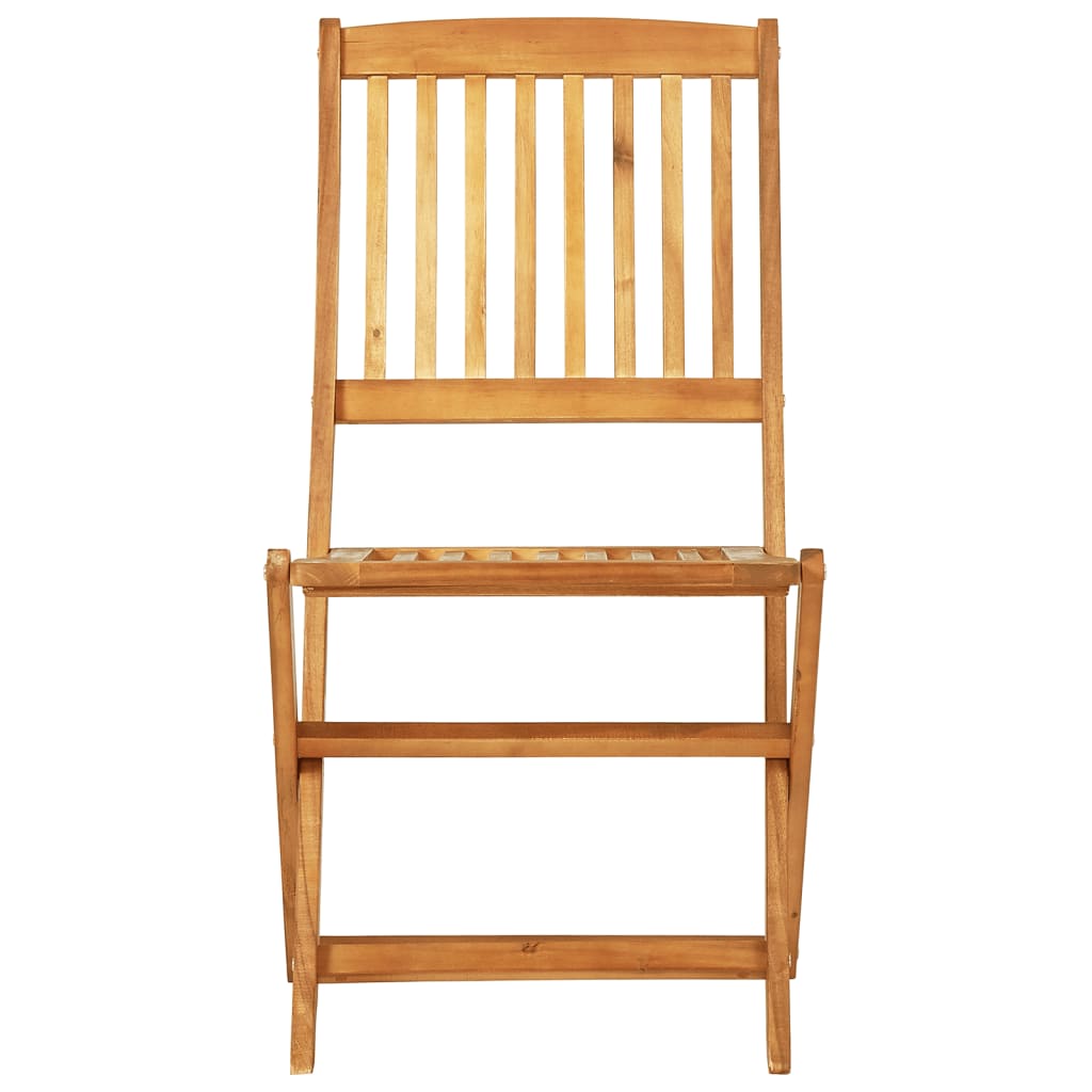 Set mobilier gradina pliabil, 3 piese, lemn masiv acacia — imaginea 6