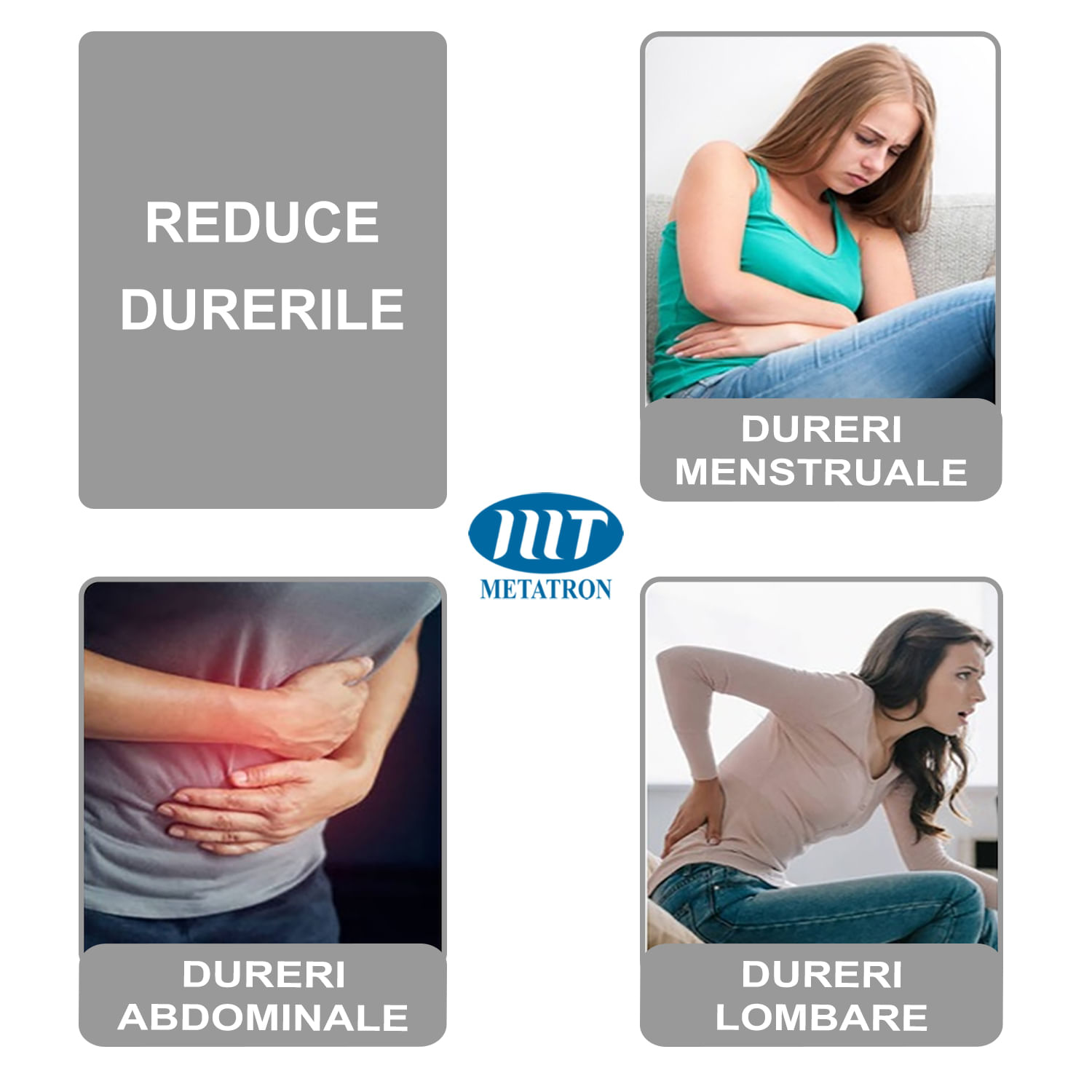 Centura abdominala cu 6 trepte de incalzire si vibromasaj, pentru reducerea durerilor abdominale, menstruale si lombare